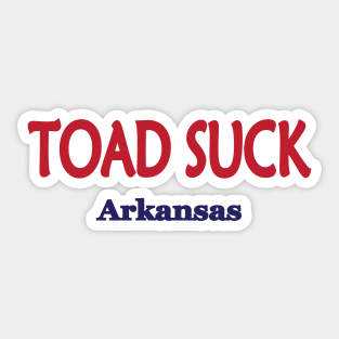 Toad Suck, Arkansas Sticker